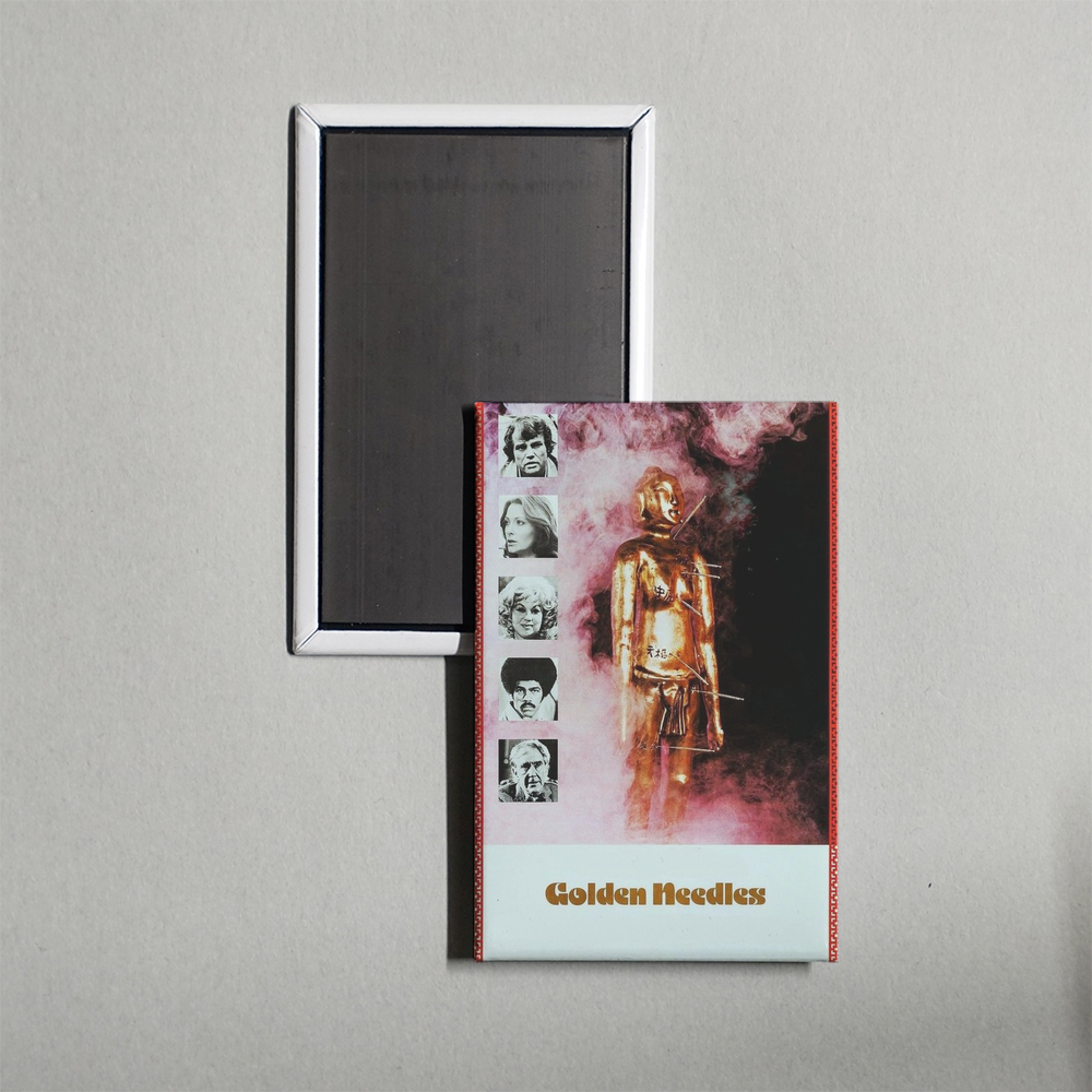 Golden Needles Mini Movie Fridge Magnet