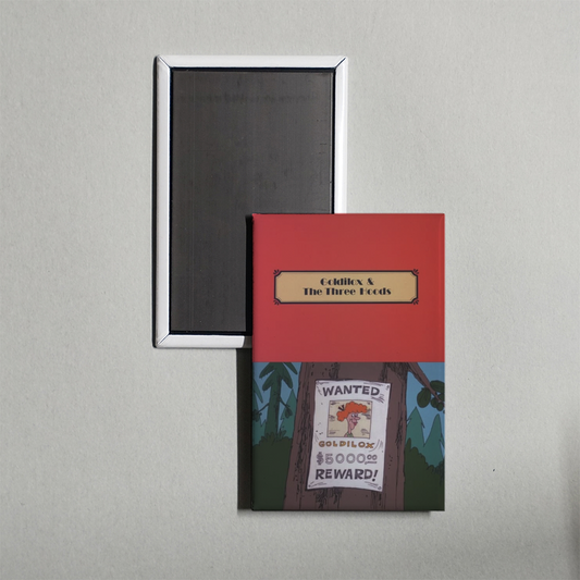 Goldilox & the Three Hoods Mini Movie Fridge Magnet