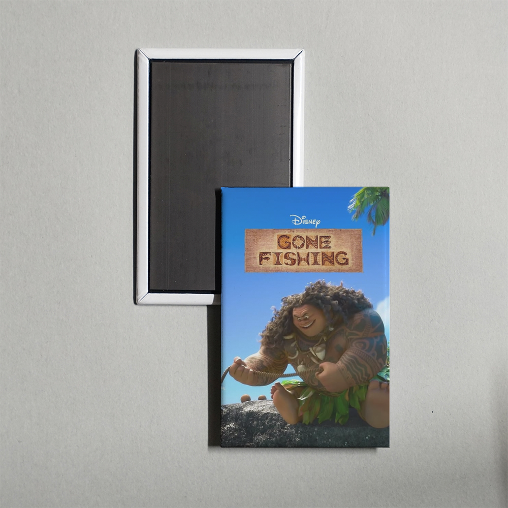 Gone Fishing Mini Movie Fridge Magnet