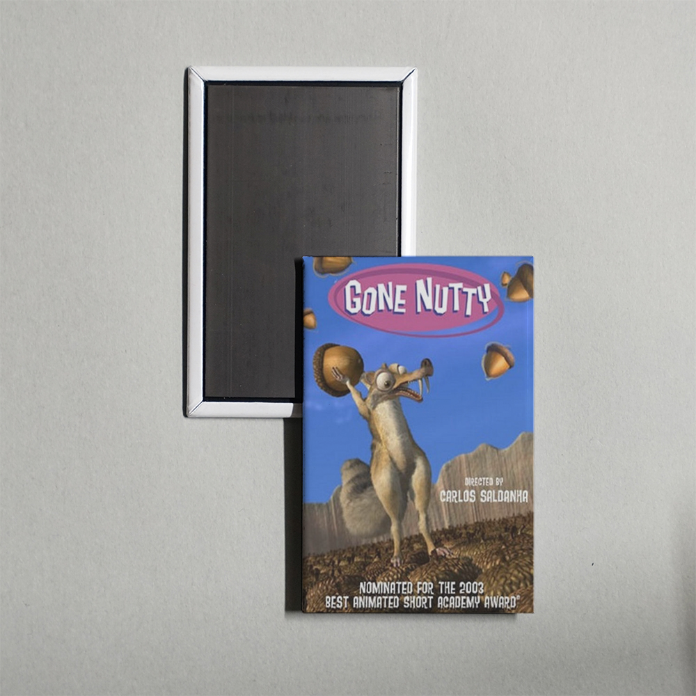 Gone Nutty Mini Movie Fridge Magnet