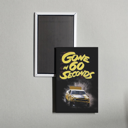 Gone in 60 Seconds Mini Movie Fridge Magnet
