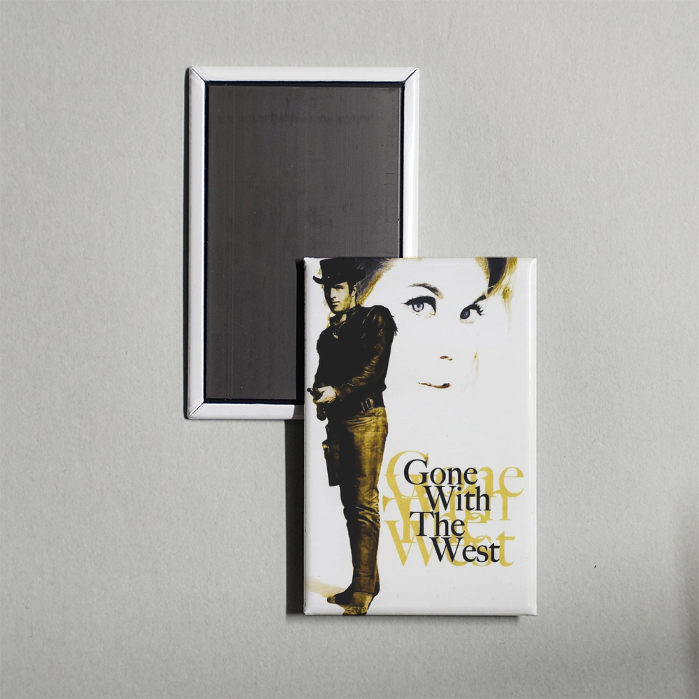 Gone with the West Mini Movie Fridge Magnet