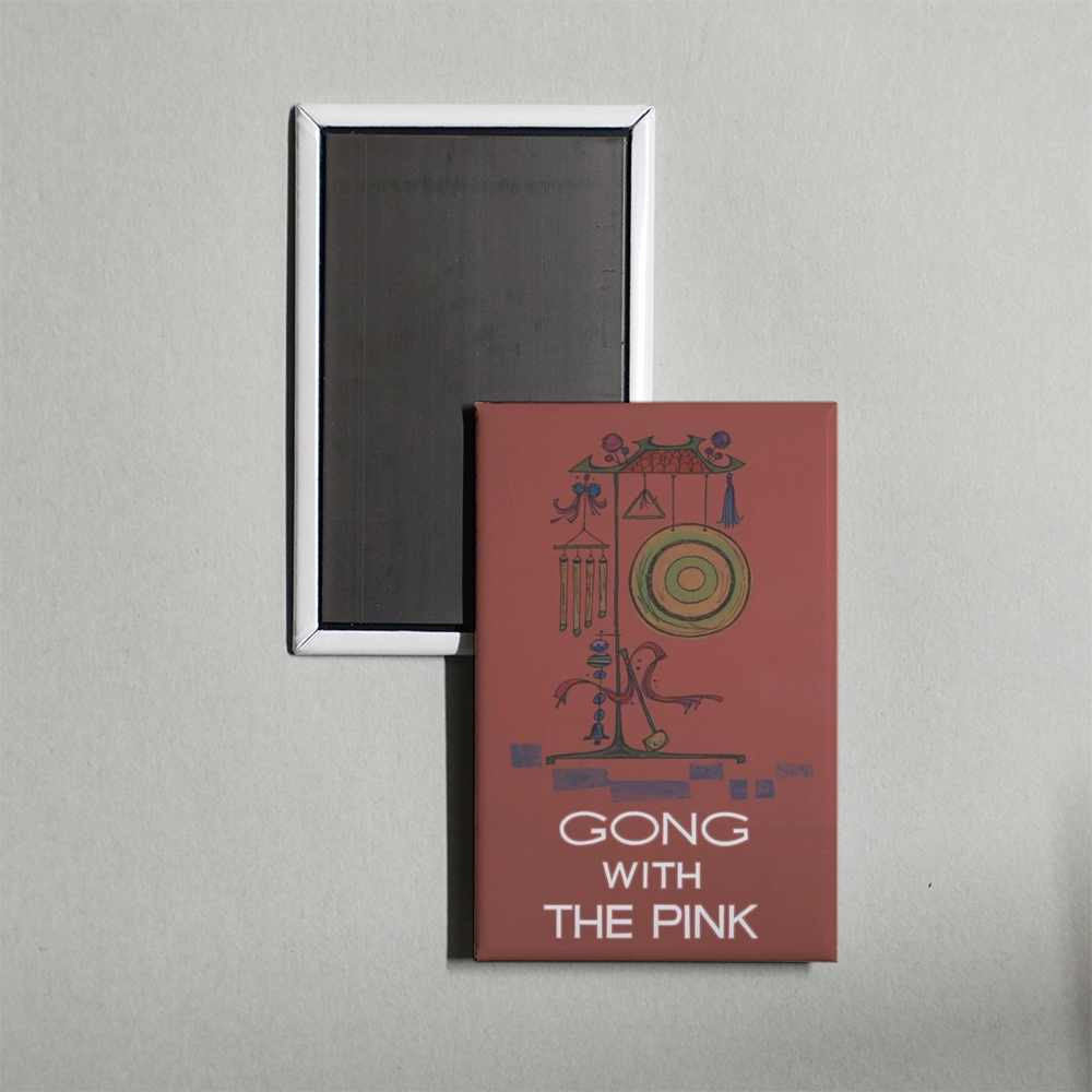 Gong with the Pink Mini Movie Fridge Magnet
