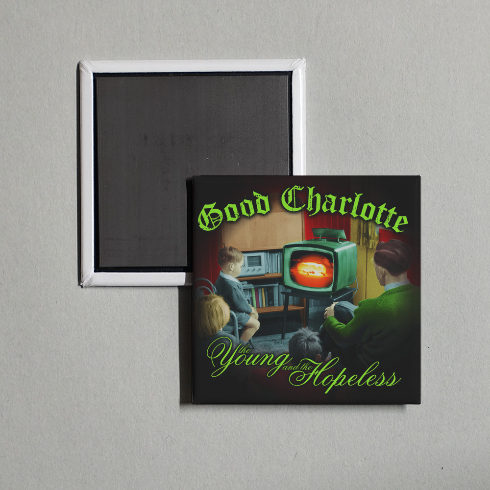 Good Charlotte - The Young and The Hopeless Album Cover Fridge Magnet