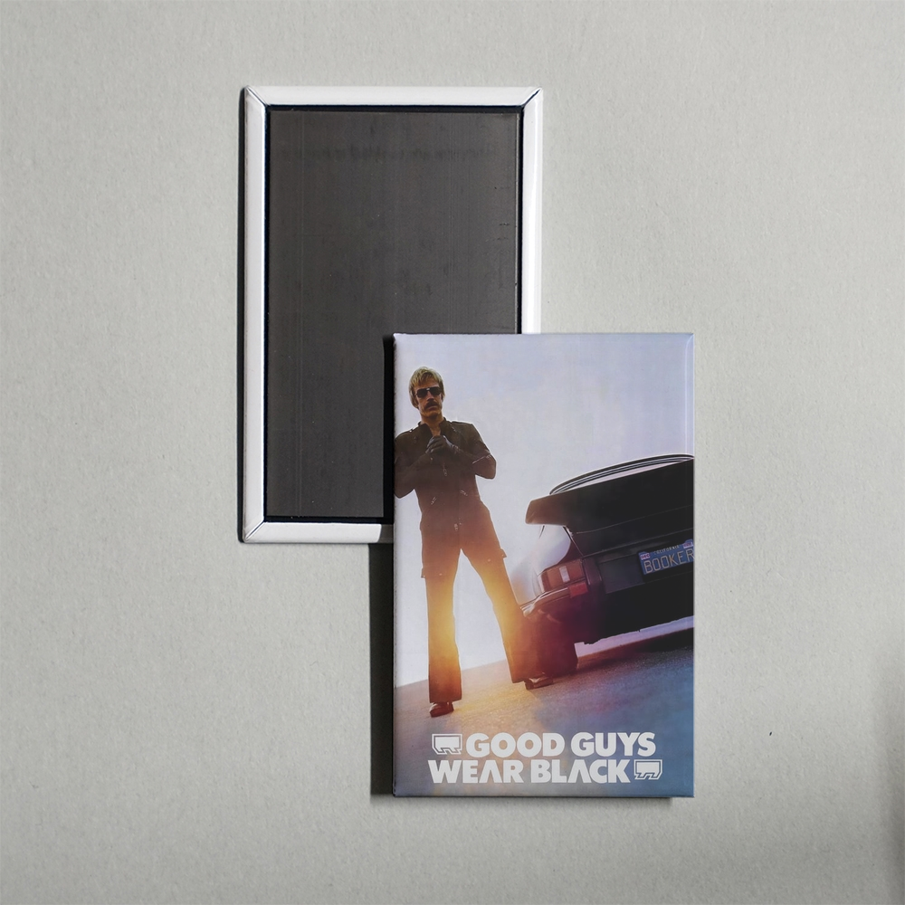 Good Guys Wear Black Mini Movie Fridge Magnet