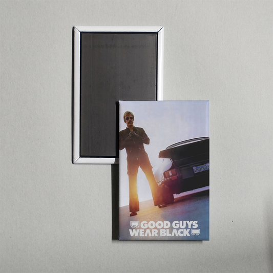Good Guys Wear Black Mini Movie Fridge Magnet