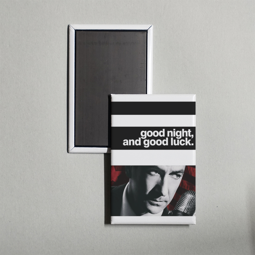 Good Night, and Good Luck. Mini Movie Fridge Magnet