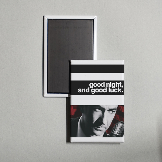 Good Night, and Good Luck. Mini Movie Fridge Magnet