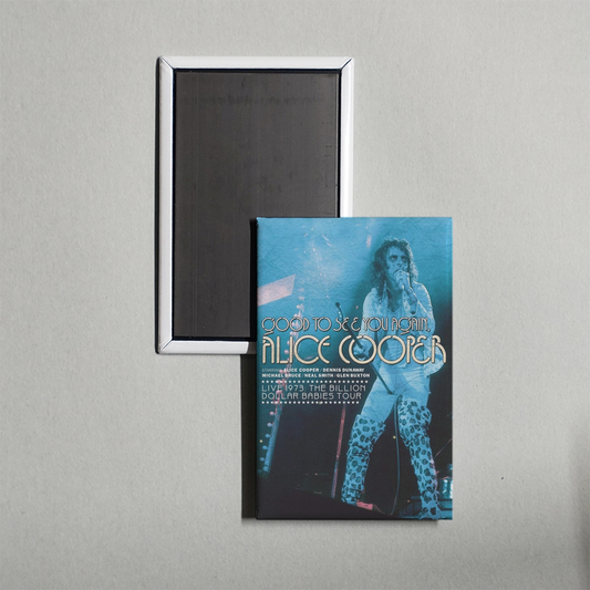 Good to See You Again, Alice Cooper Mini Movie Fridge Magnet