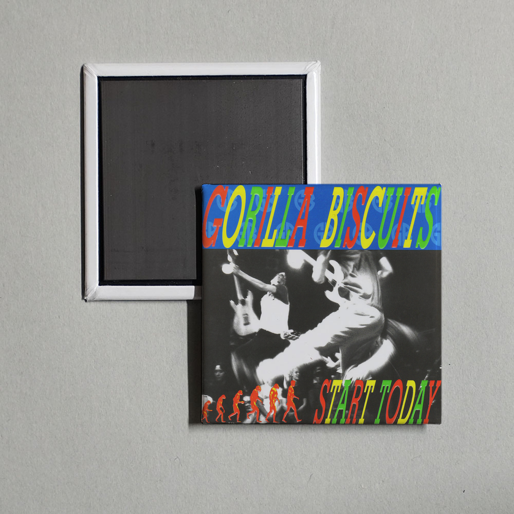 Gorilla Biscuits - Start Today Album Cover Fridge Magnet