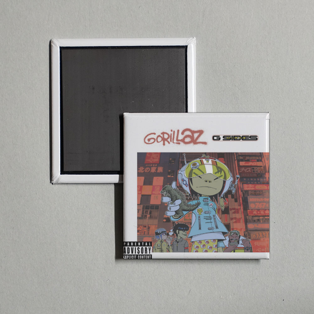 Gorillaz - G-Sides Album Cover Fridge Magnet