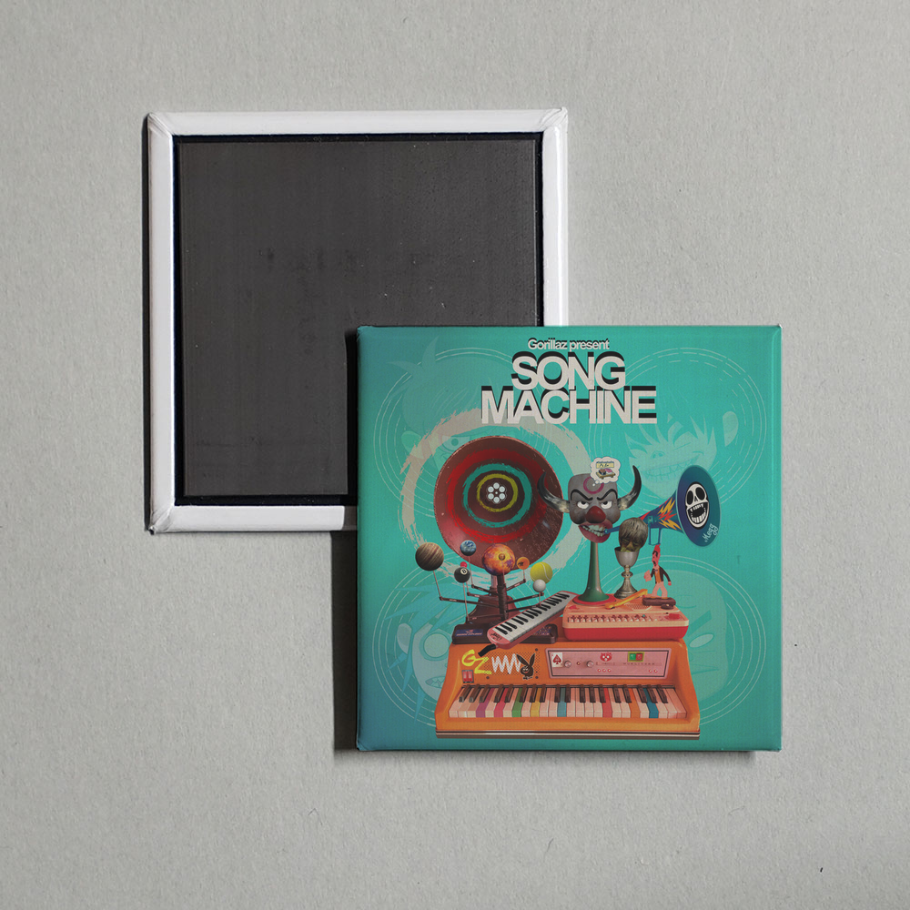 Gorillaz - Song Machine, Season One Strange Timez (Deluxe) Album Cover Fridge Magnet