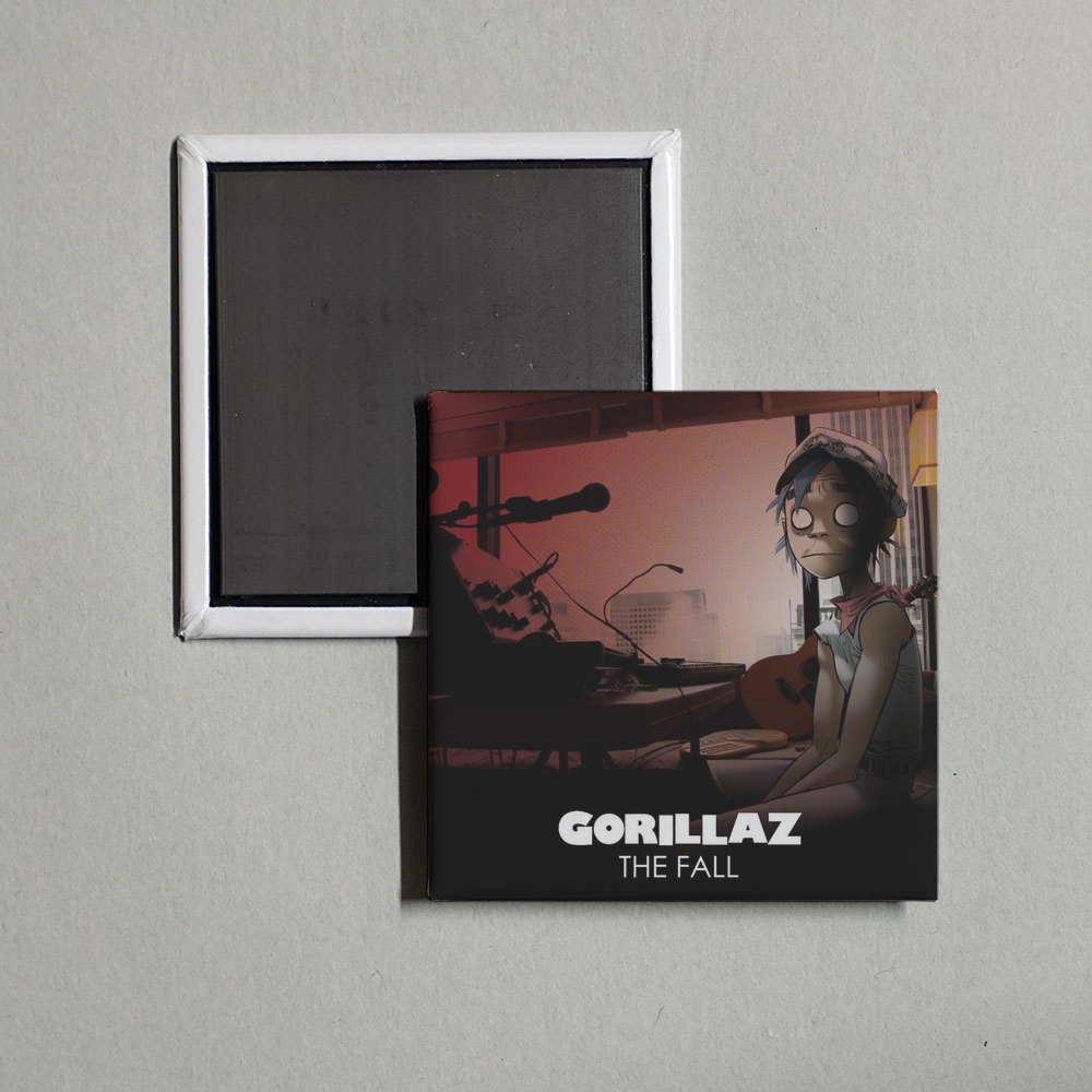 Gorillaz - The Fall Album Cover Fridge Magnet