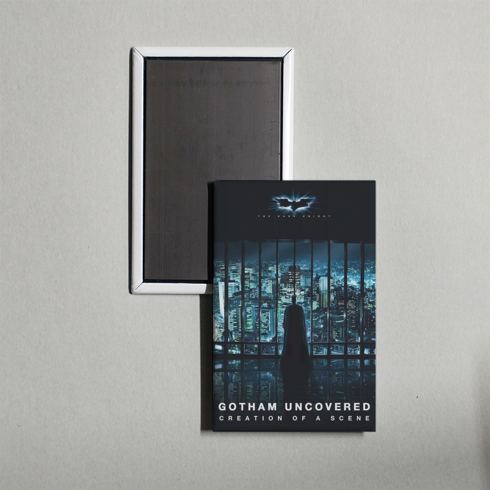 Gotham Uncovered Creation of a Scene Mini Movie Fridge Magnet