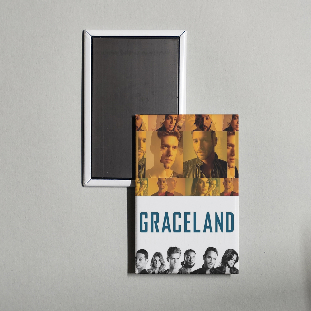 Graceland TV Show Fridge Magnet