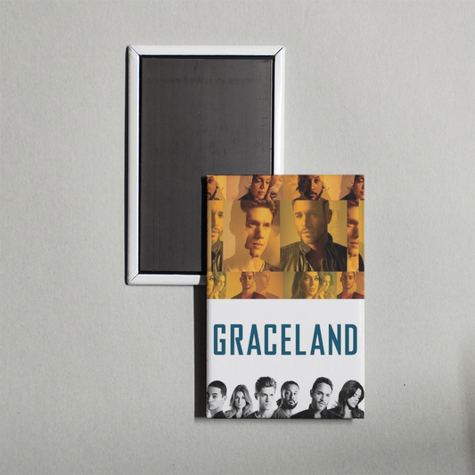 Graceland TV Show Fridge Magnet