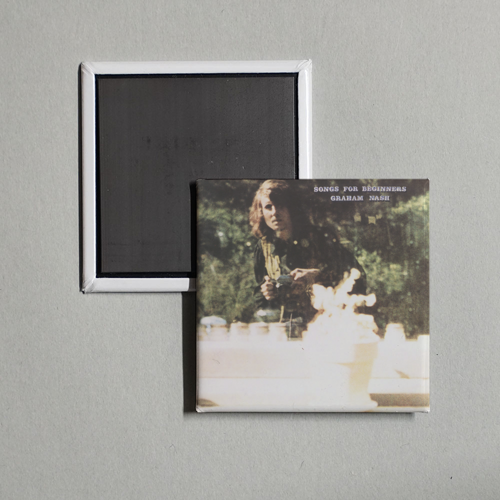 Graham Nash - Songs For Beginners Album Cover Fridge Magnet