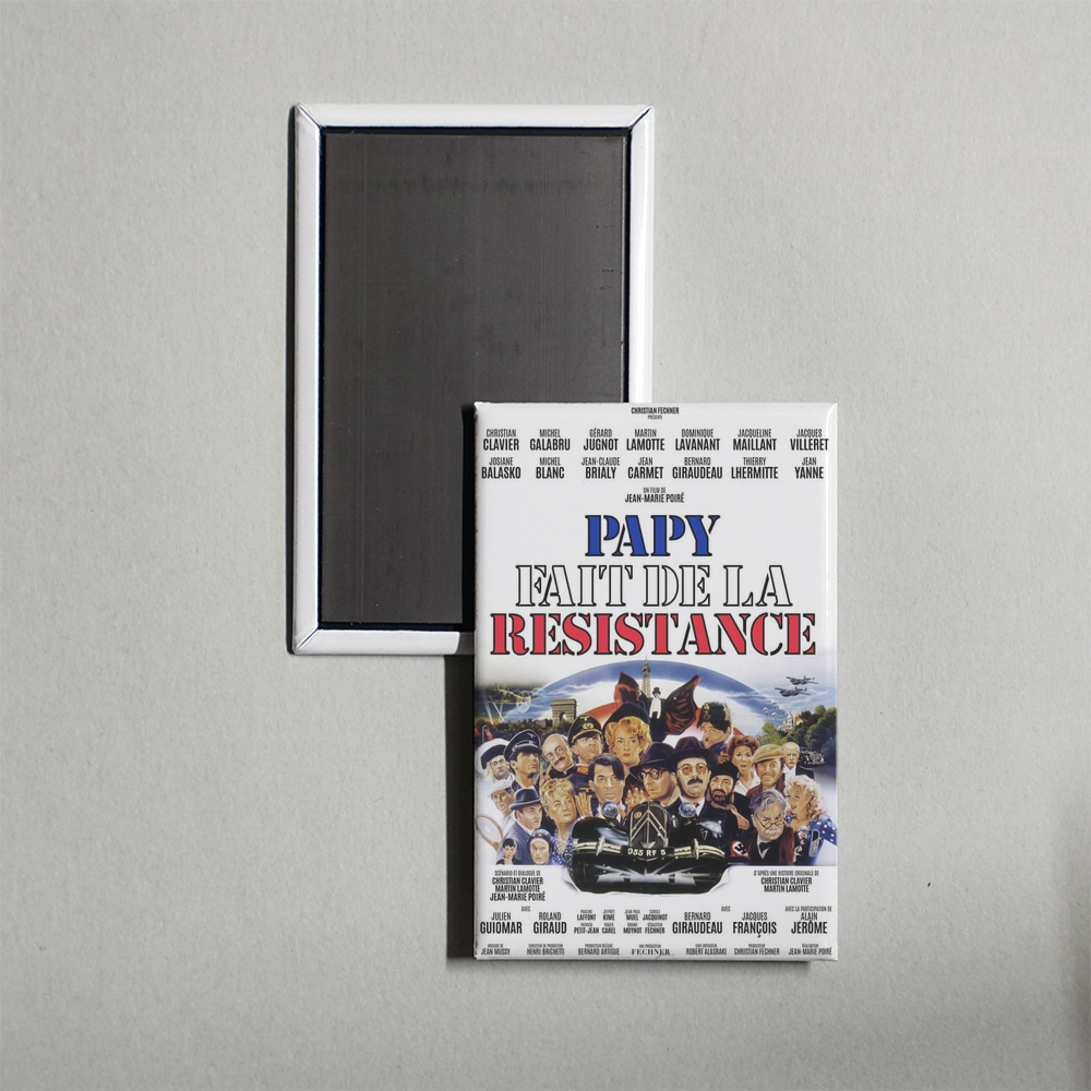 Gramps Is in the Resistance Mini Movie Fridge Magnet