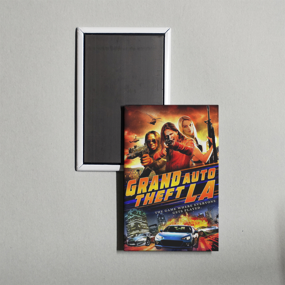 Grand Auto Theft L.A. Mini Movie Fridge Magnet
