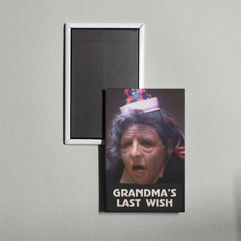 Grandma's Last Wish Mini Movie Fridge Magnet