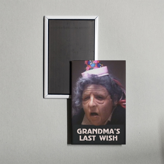 Grandma's Last Wish Mini Movie Fridge Magnet