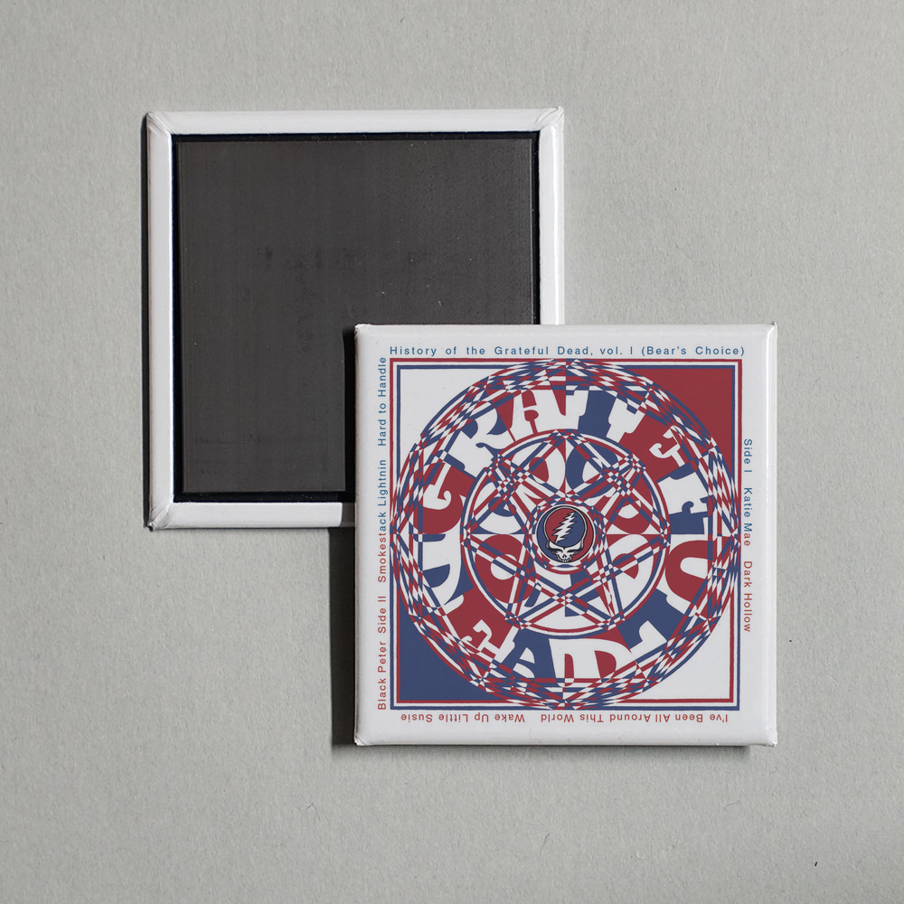 Grateful Dead - History of the Grateful Dead, Vol. 1 (Bear's Choice) Album Cover Fridge Magnet