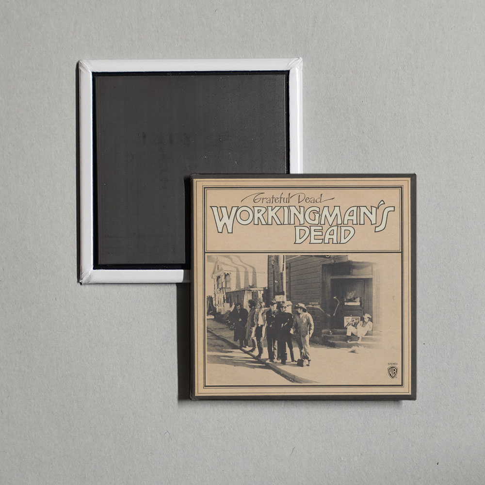 Grateful Dead - Workingman's Dead Album Cover Fridge Magnet