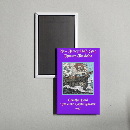 Grateful Dead New Jersey Half-Step Uptown Toodleloo - Live at The Capitol Theater Mini Movie Fridge Magnet