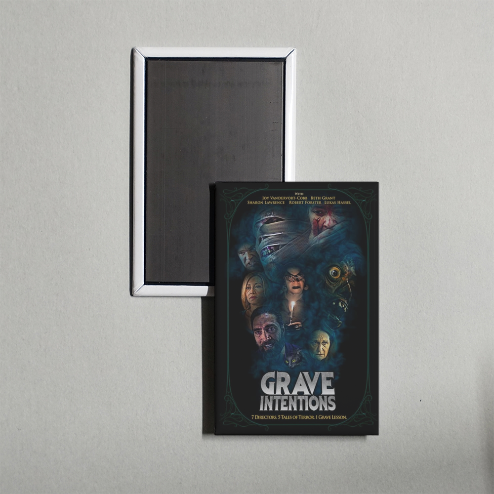 Grave Intentions Mini Movie Fridge Magnet