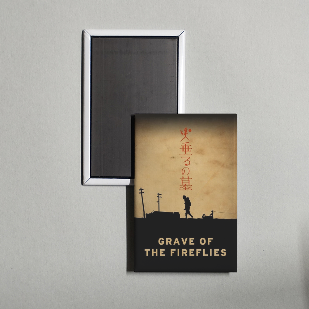 Grave of the Fireflies Mini Movie Fridge Magnet