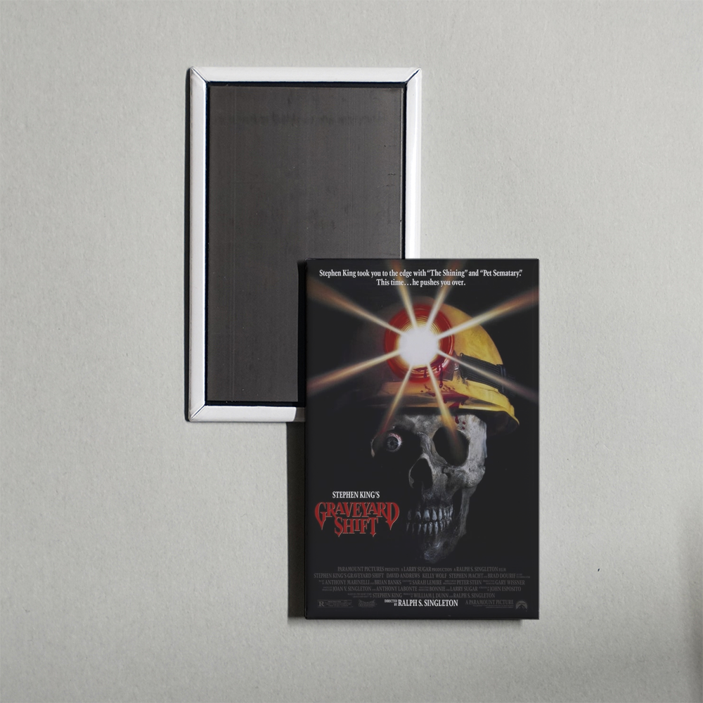 Graveyard Shift Mini Movie Fridge Magnet