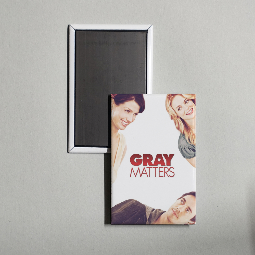Gray Matters Mini Movie Fridge Magnet