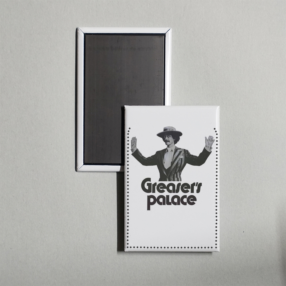 Greaser's Palace Mini Movie Fridge Magnet
