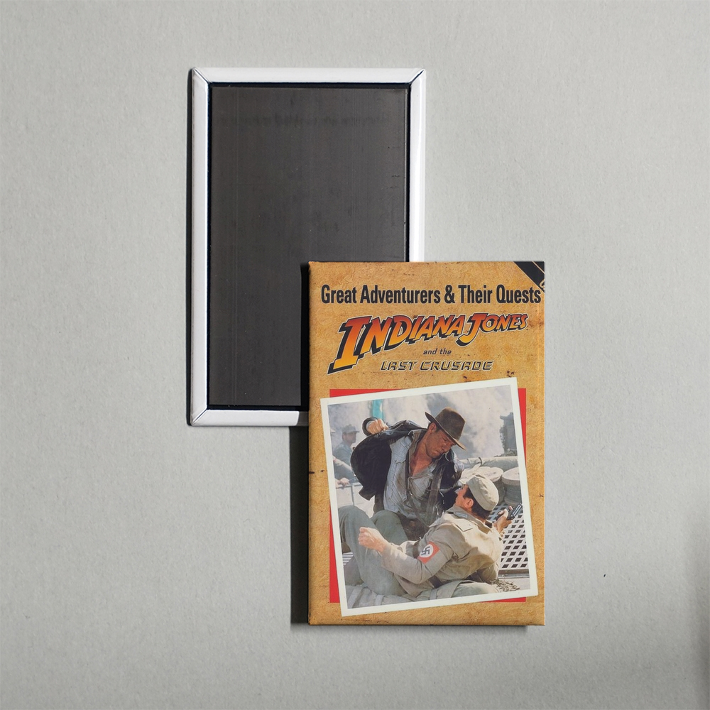 Great Adventurers & Their Quests Indiana Jones and the Last Crusade Mini Movie Fridge Magnet