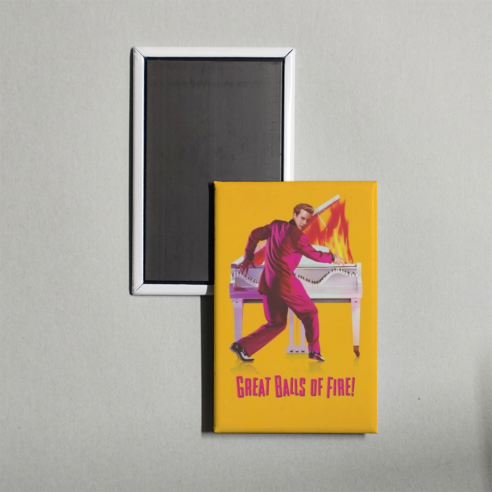 Great Balls of Fire! Mini Movie Fridge Magnet