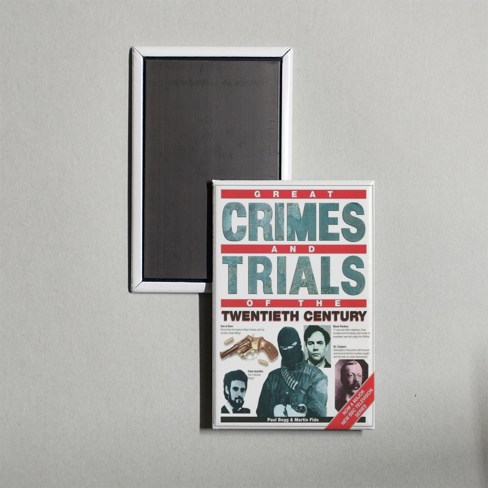 Great Crimes and Trials TV Show Fridge Magnet