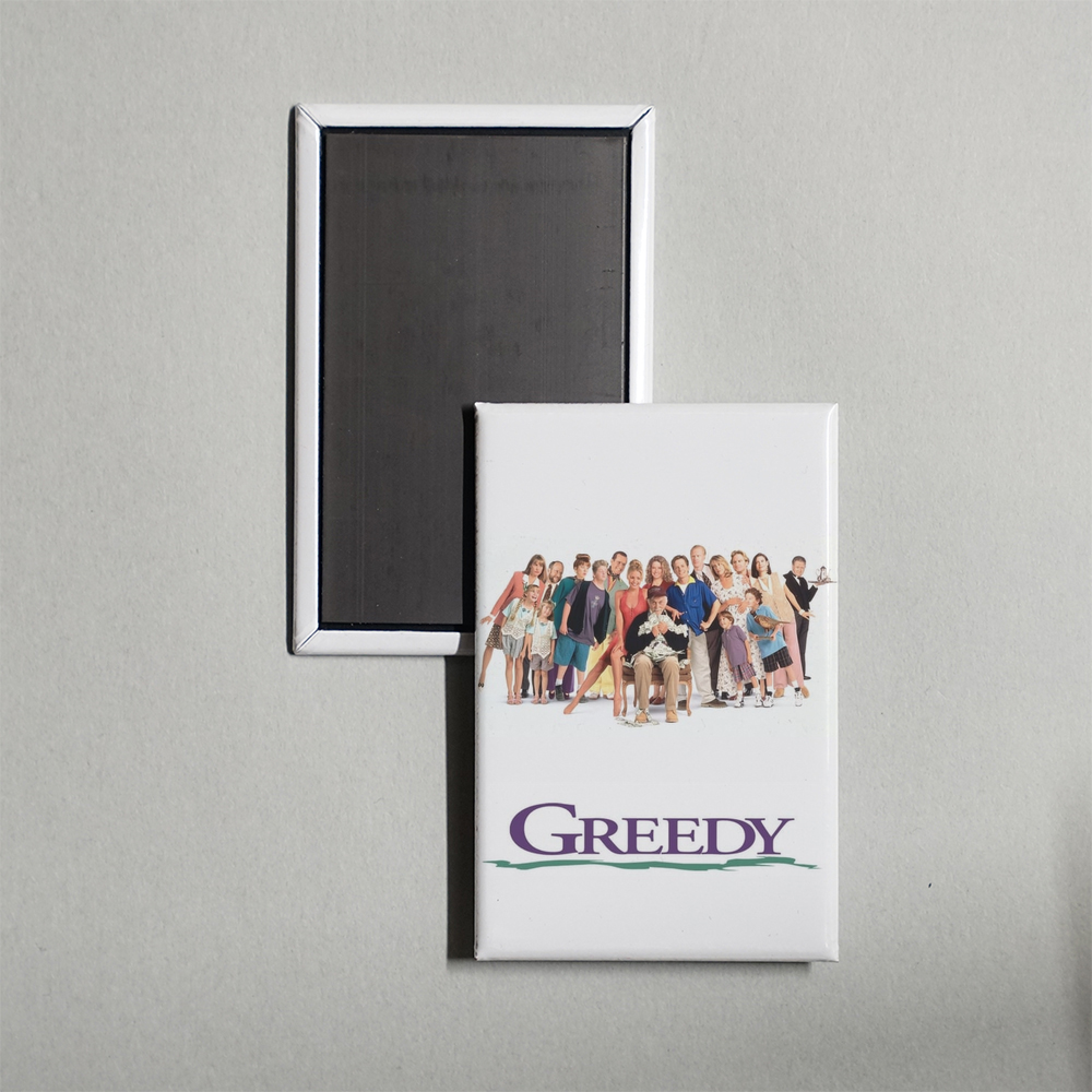 Greedy Mini Movie Fridge Magnet