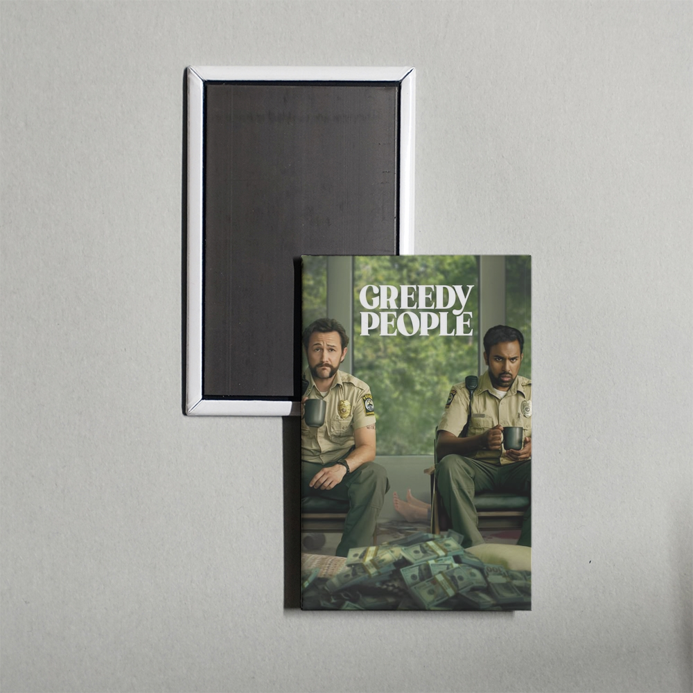 Greedy People Mini Movie Fridge Magnet