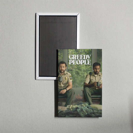 Greedy People Mini Movie Fridge Magnet