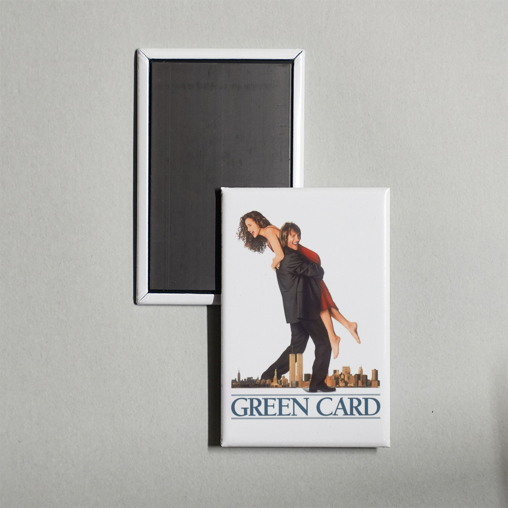 Green Card Mini Movie Fridge Magnet