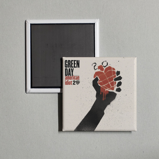 Green Day - American Idiot (20th Anniversary - On Holiday) Album Cover Fridge Magnet