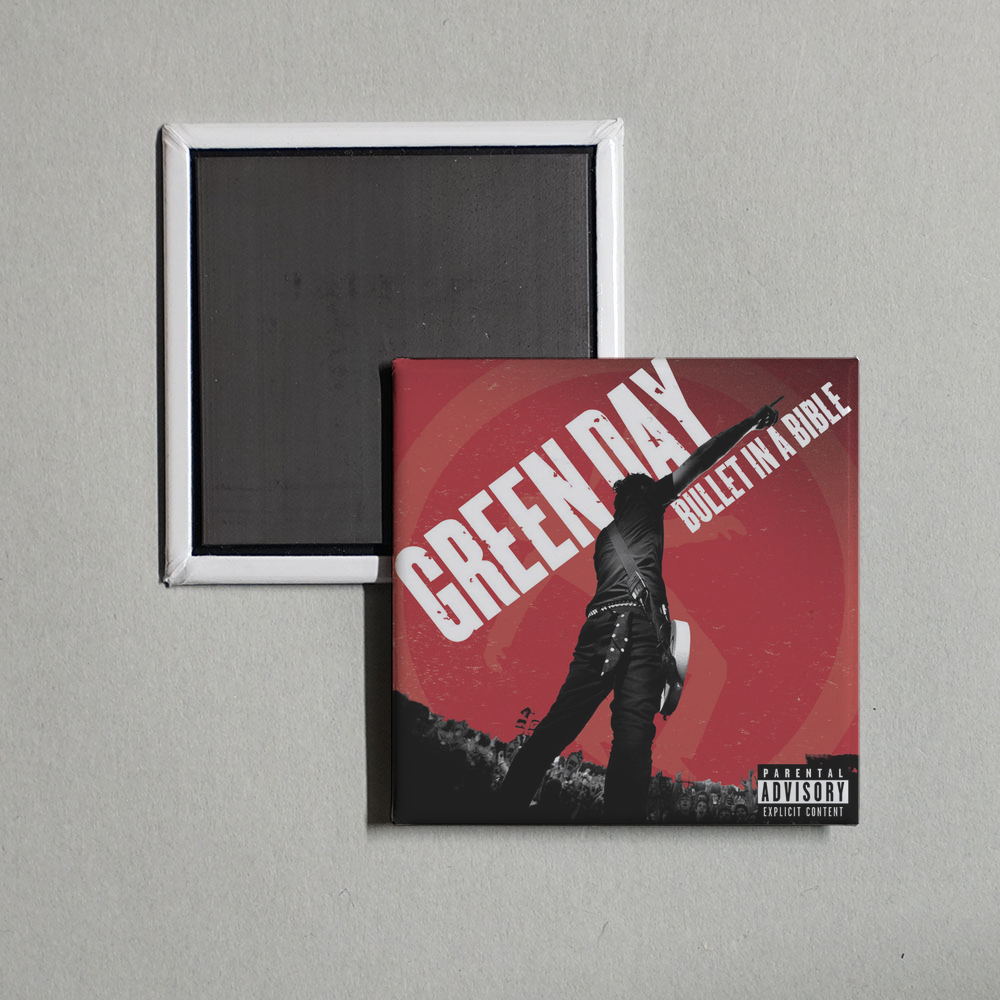 Green Day - Bullet in a Bible Album Cover Fridge Magnet