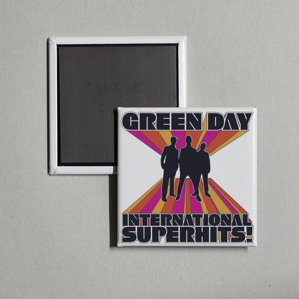 Green Day - International Superhits! Album Cover Fridge Magnet