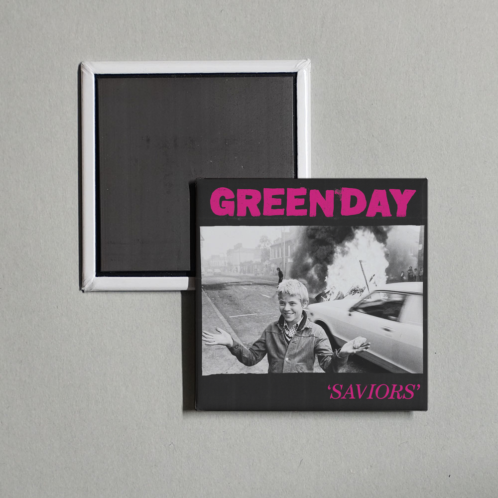 Green Day - Saviors Album Cover Fridge Magnet