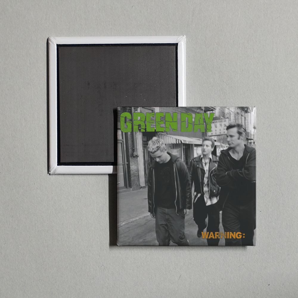 Green Day - Warning Album Cover Fridge Magnet