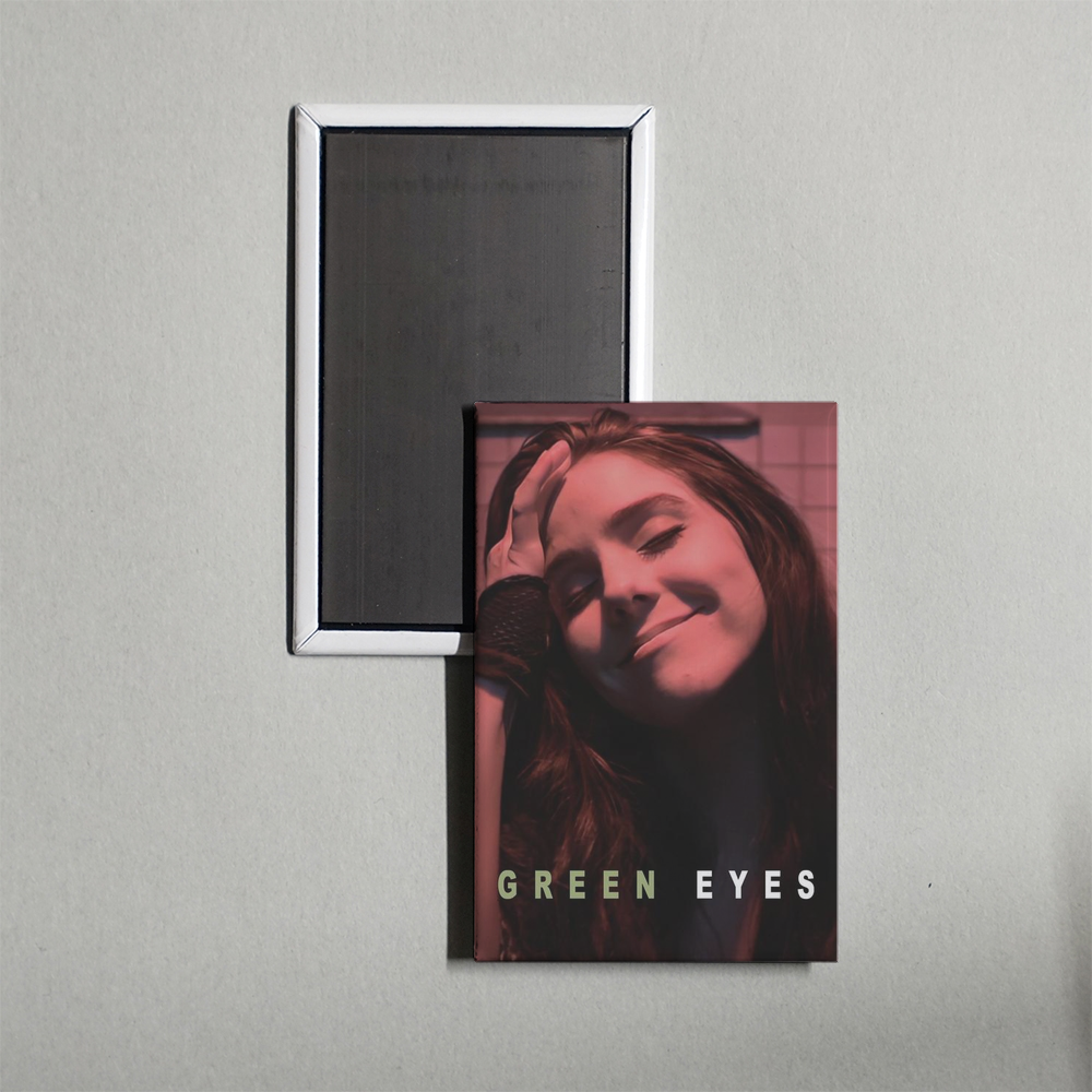 Green Eyes Mini Movie Fridge Magnet