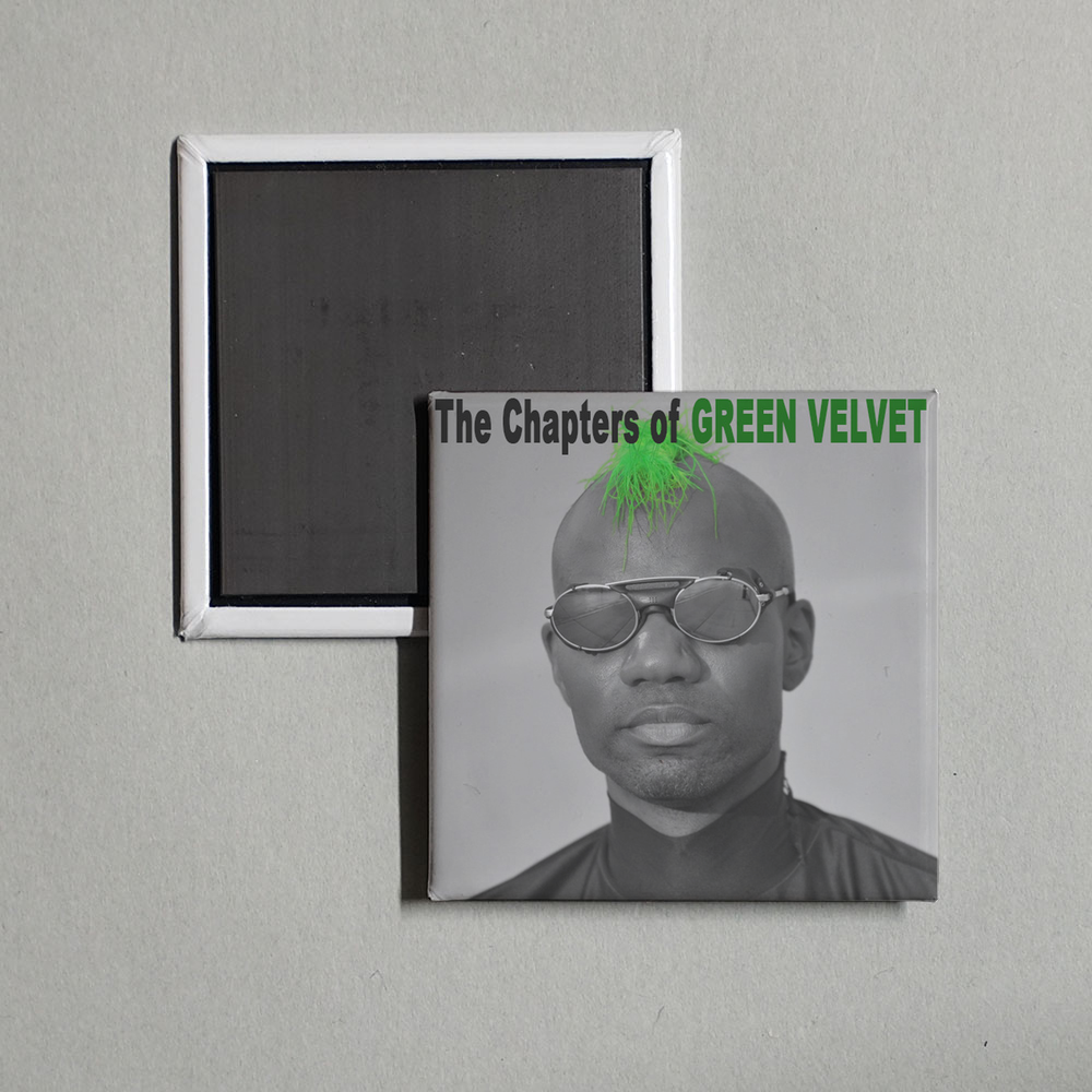 Green Velvet - The Chapters of Green Velvet Album Cover Fridge Magnet