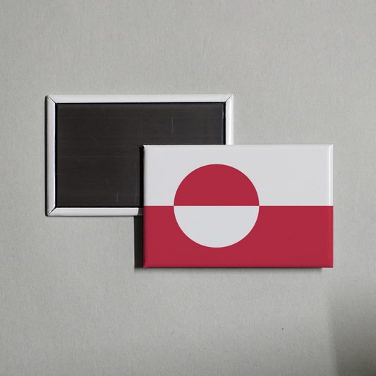 Greenland Flag Fridge Magnet