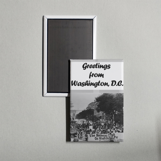 Greetings from Washington, D.C. Mini Movie Fridge Magnet