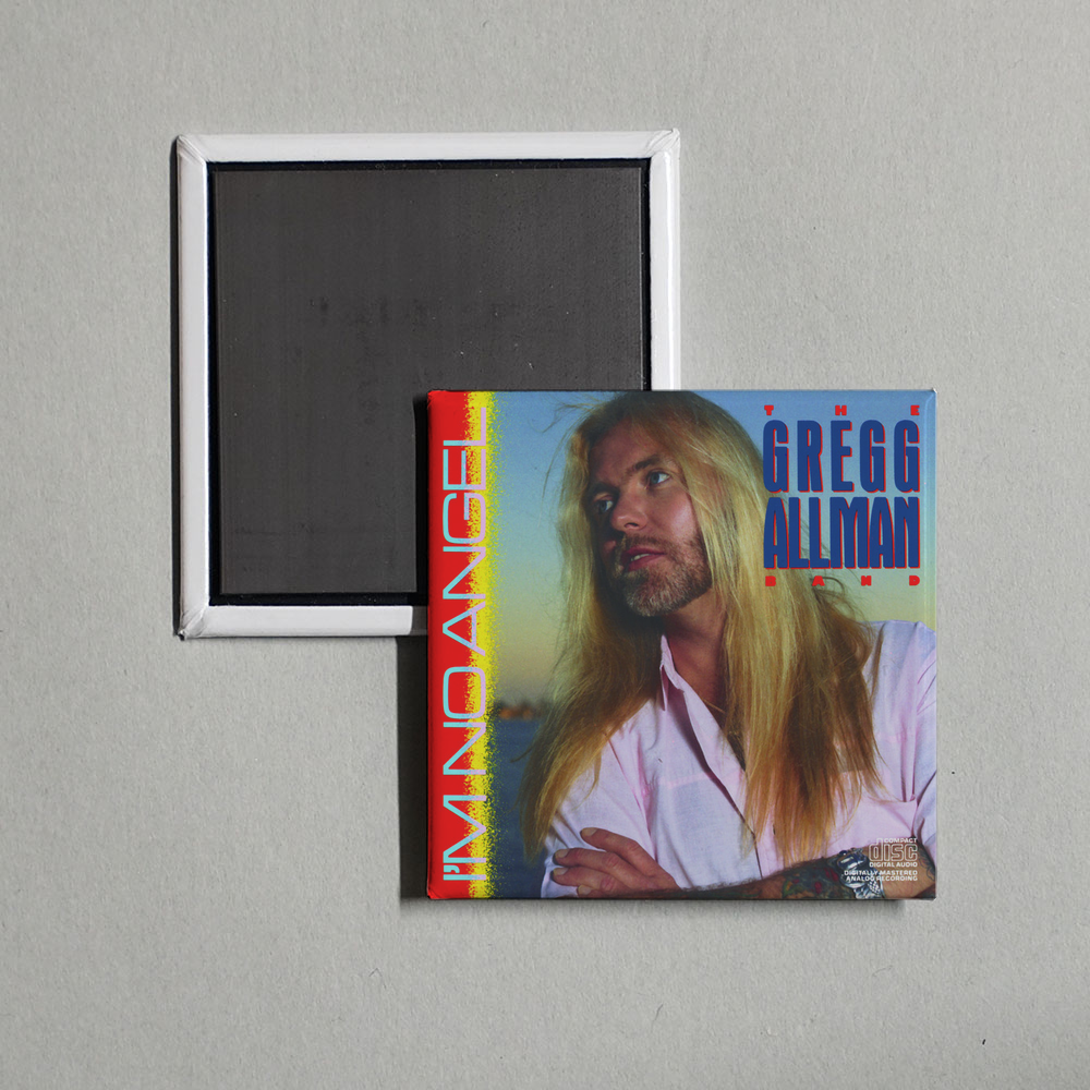 Gregg Allman - I'm No Angel Album Cover Fridge Magnet